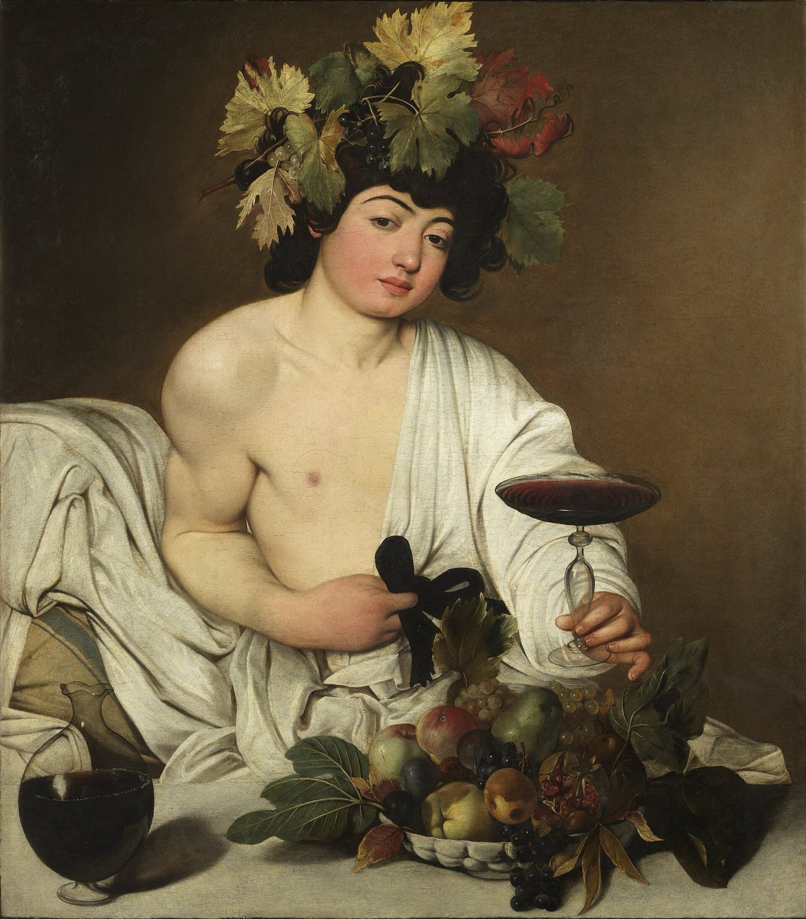Bacchus, Caravaggio, c. 1596