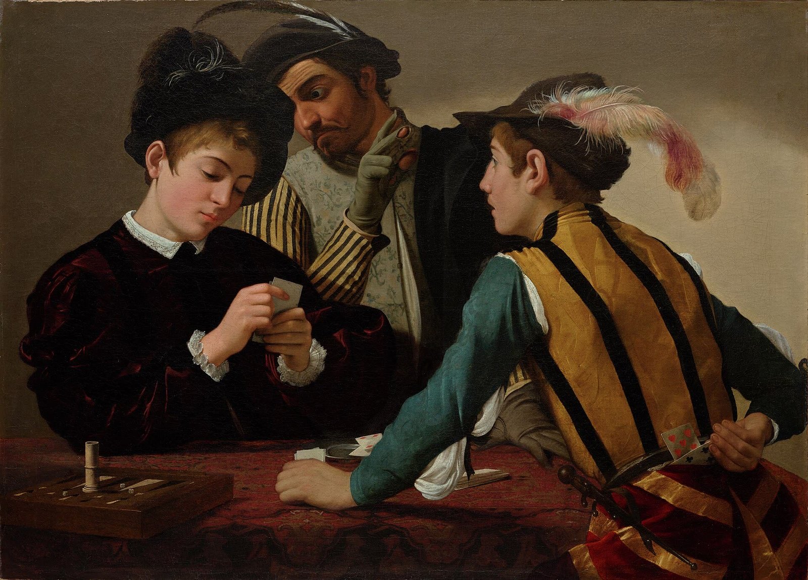I bari, Caravaggio, c. 1595