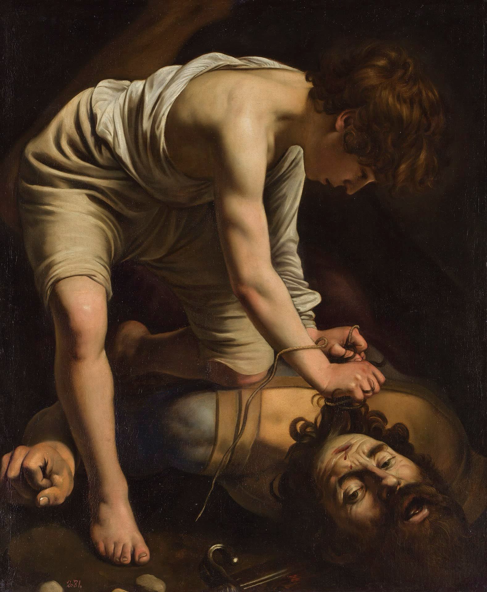 Davide e Golia, Caravaggio, c. 1599