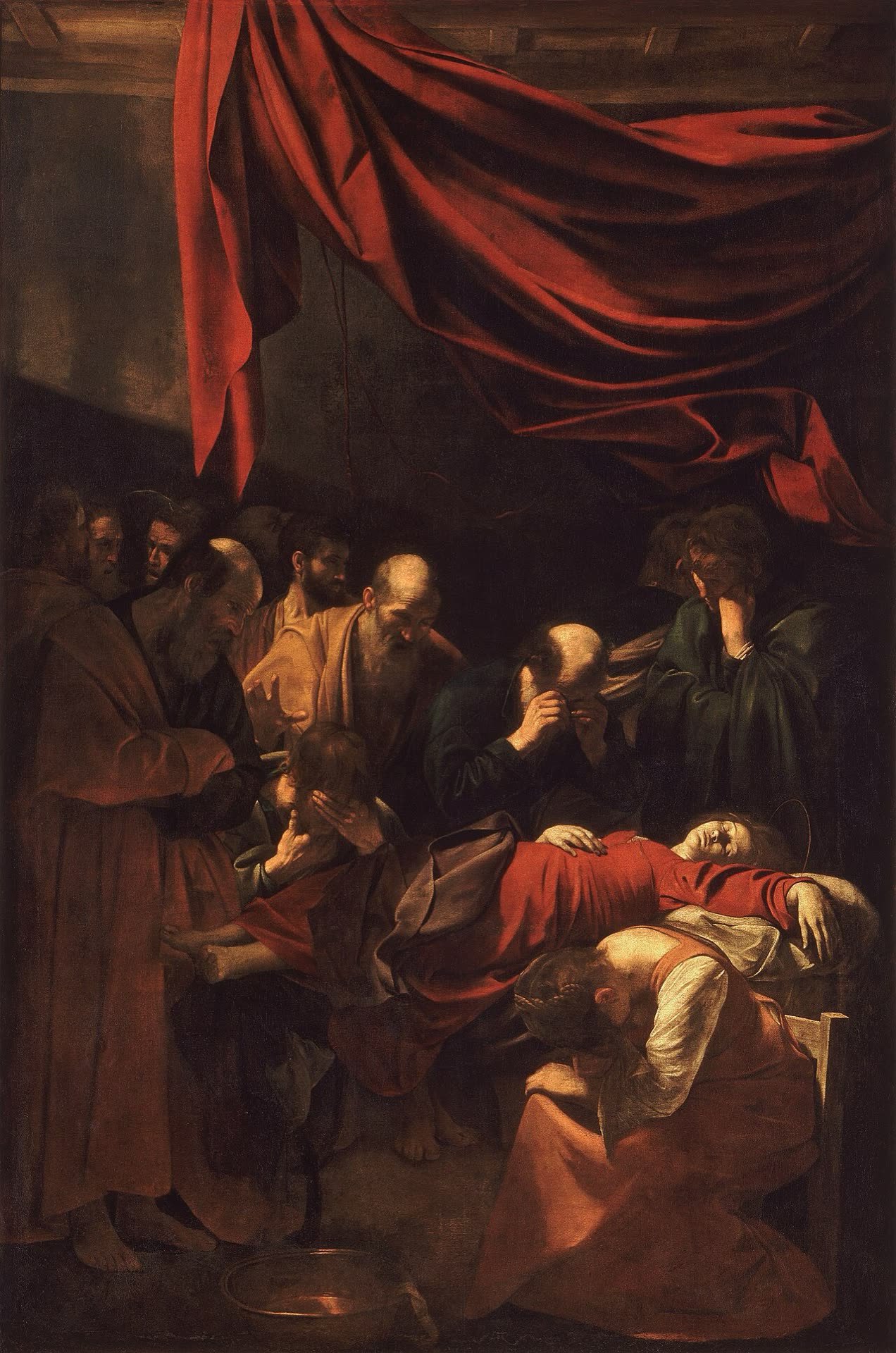Morte della Vergine, Caravaggio, c. 1604–1606