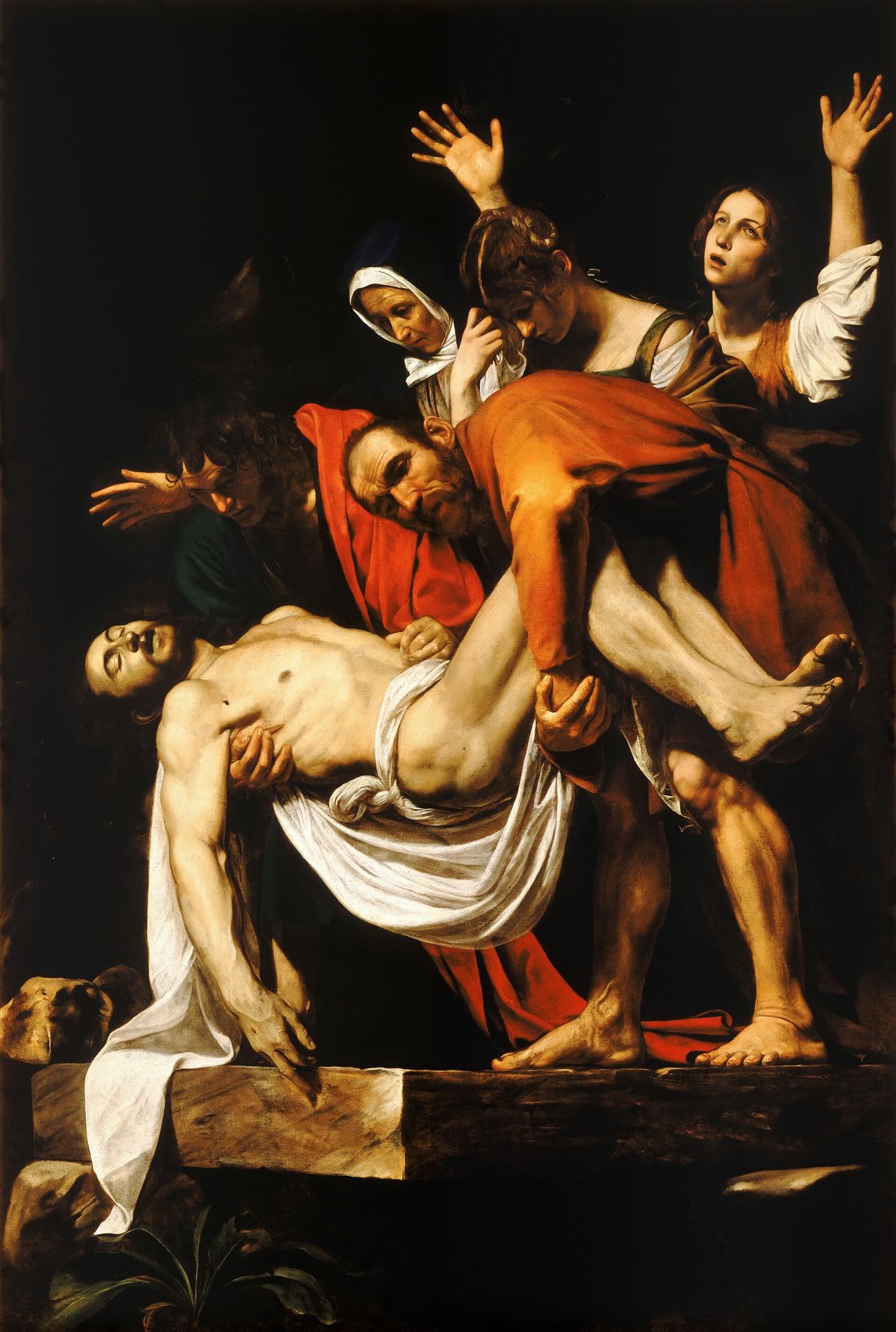 La Mise au tombeau, Caravaggio, 1603–1604