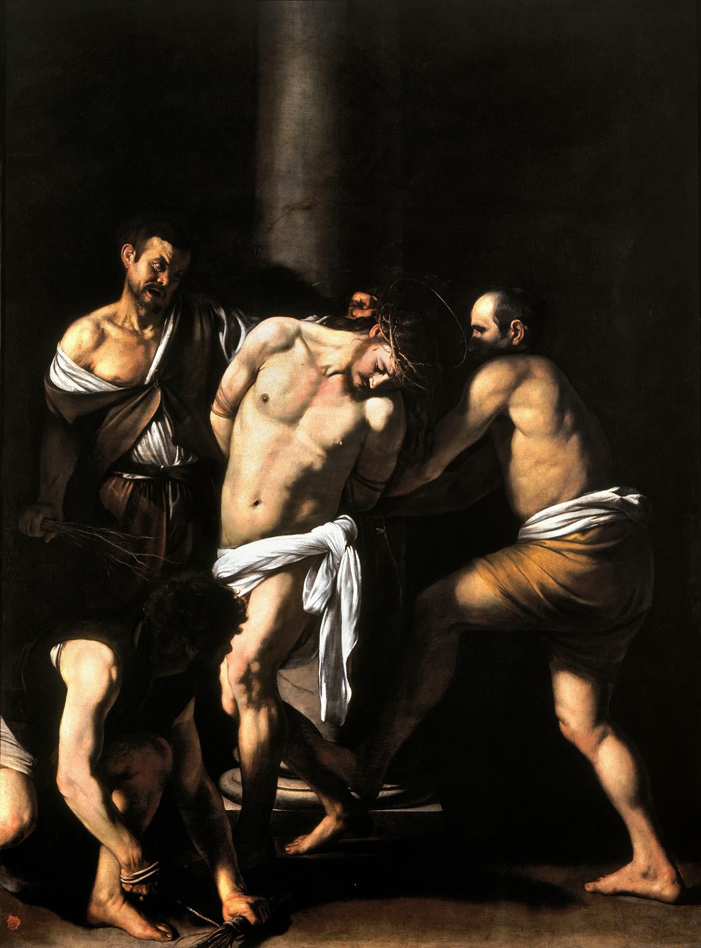 La Flagellation du Christ, Caravaggio, 1607