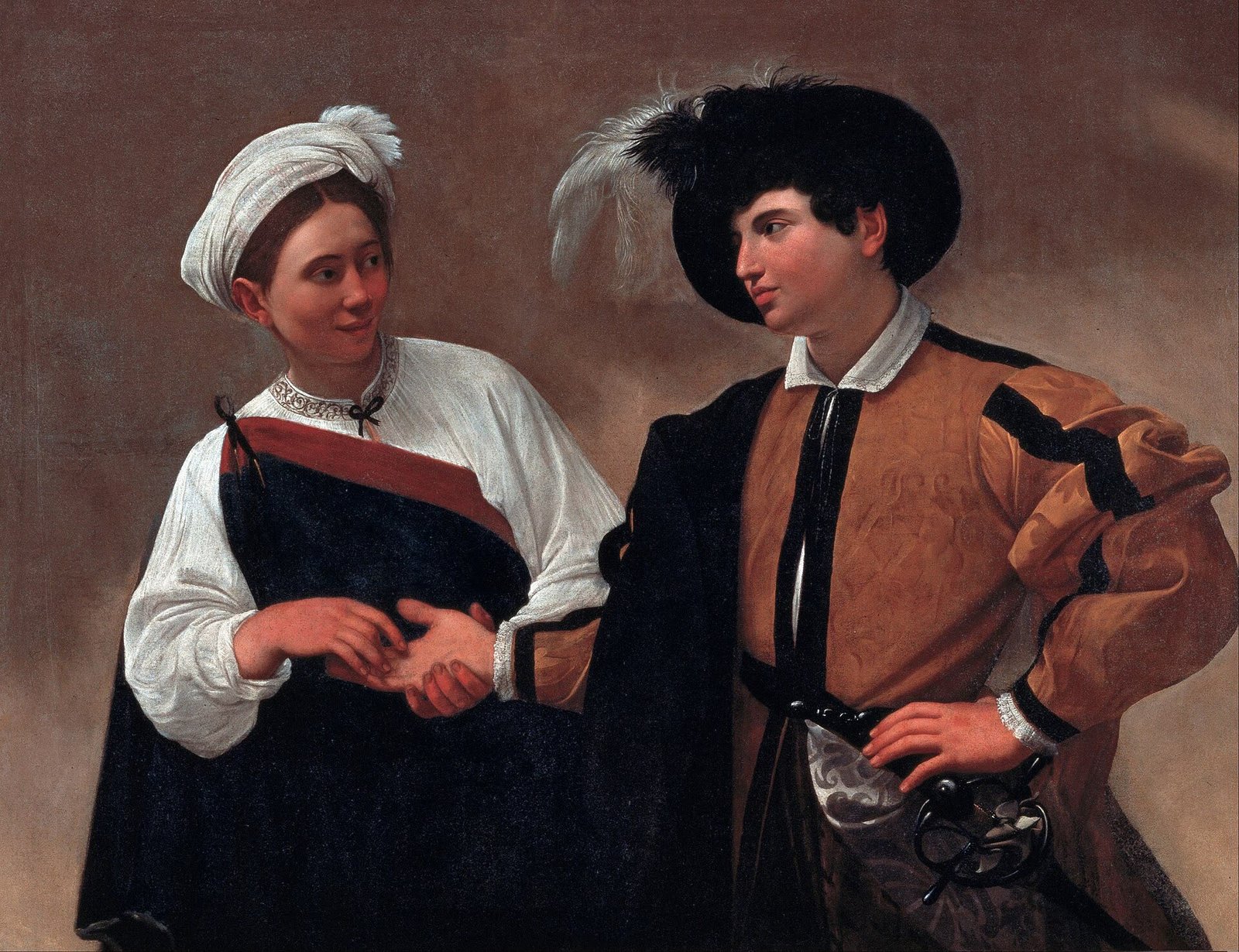 La buenaventura, Caravaggio, c. 1594
