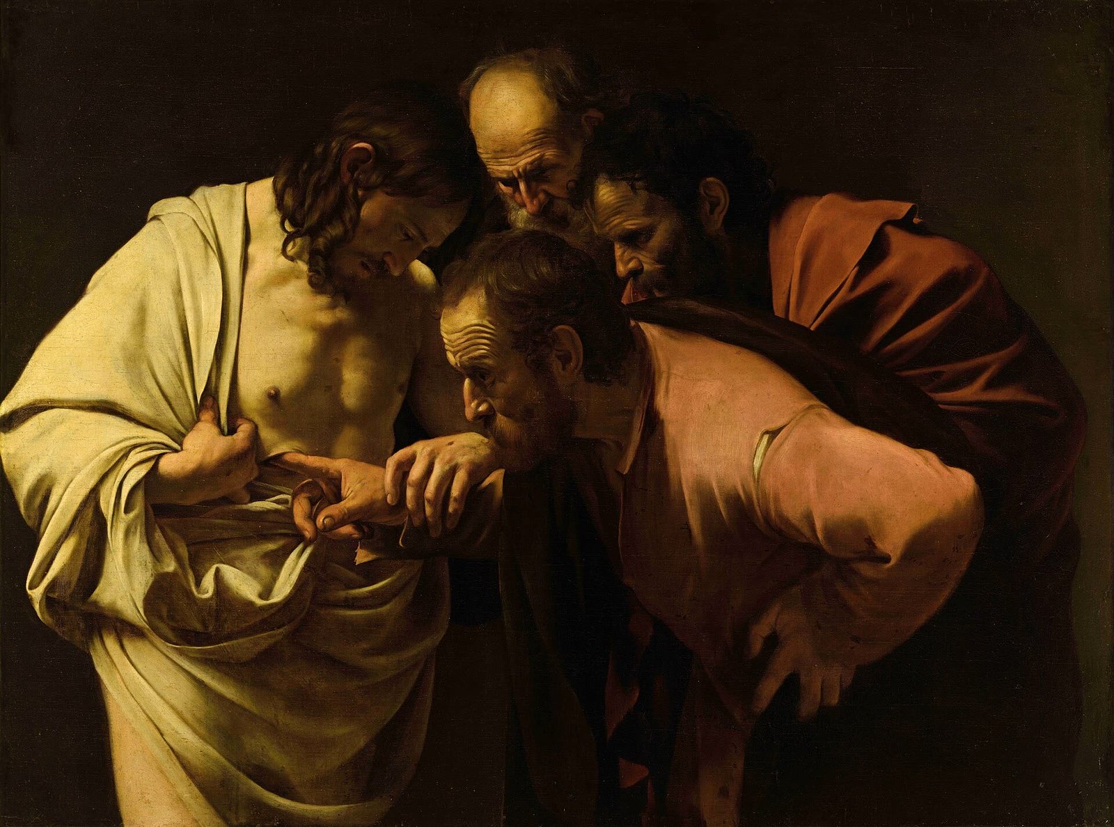 Der ungläubige Thomas, Caravaggio, c. 1601–1602