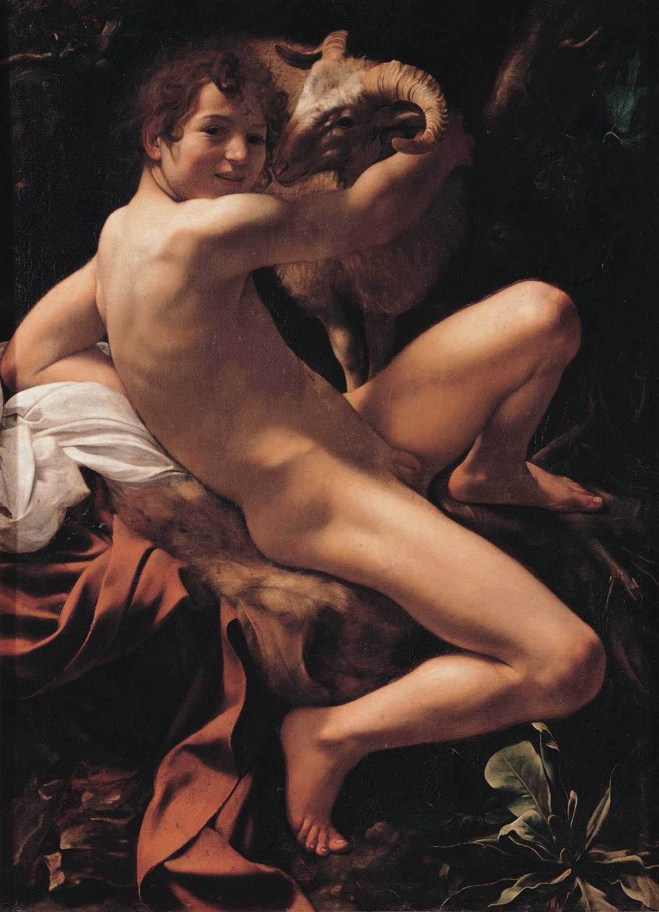 Johannes der Täufer mit dem Widder, Caravaggio, 1602