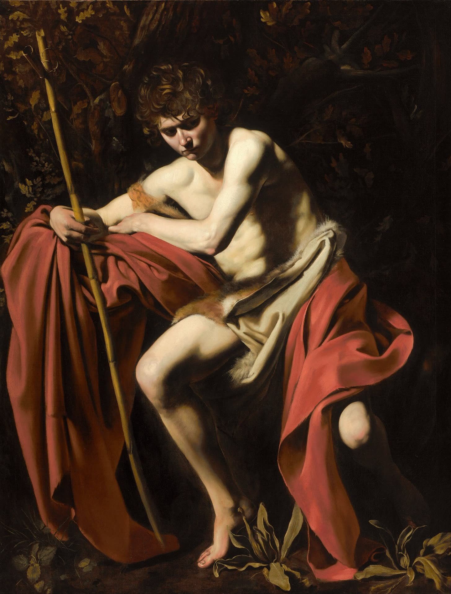 San Giovanni Battista nel deserto, Caravaggio, c. 1604