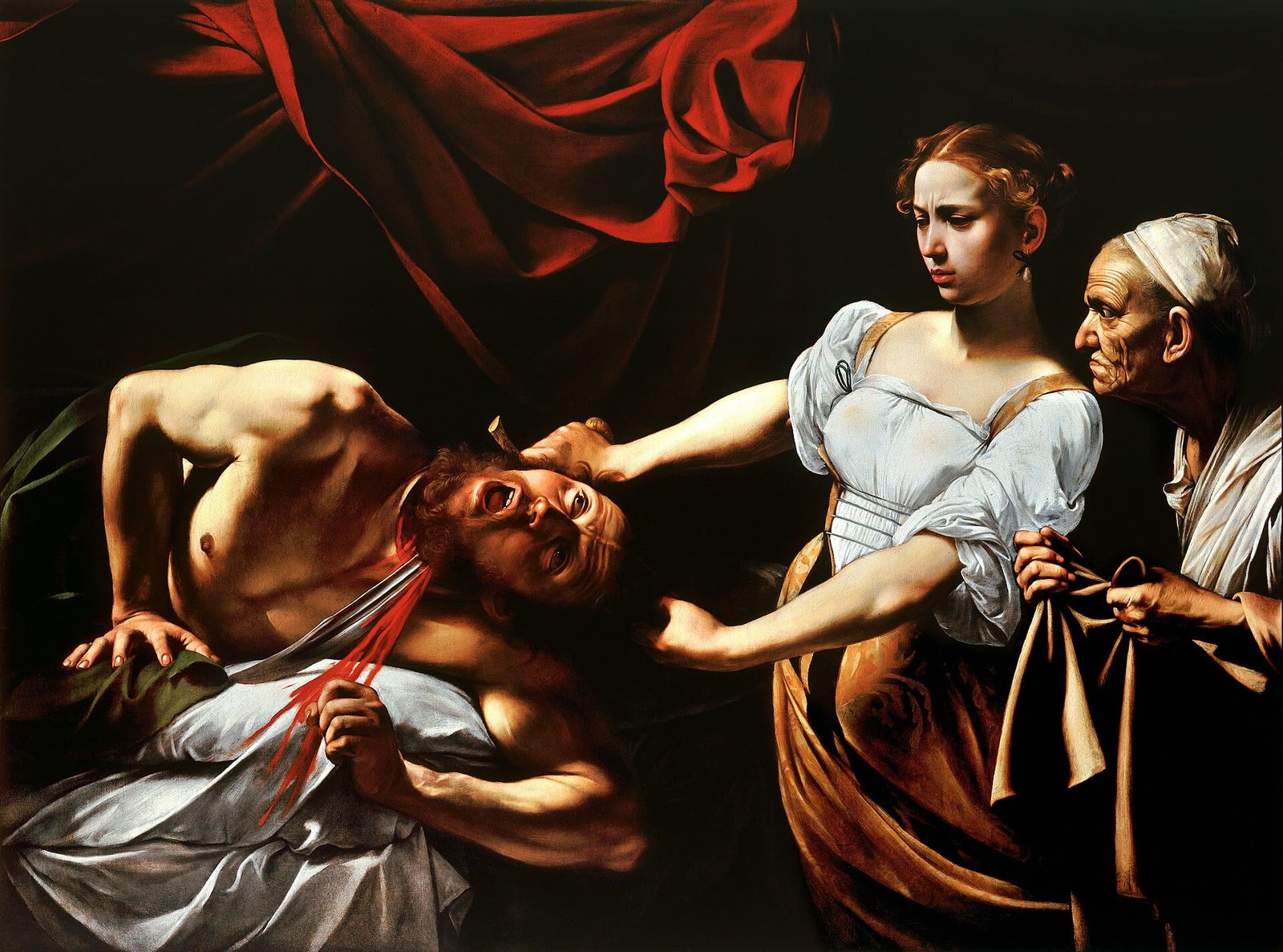 Judit y Holofernes, Caravaggio, c. 1599