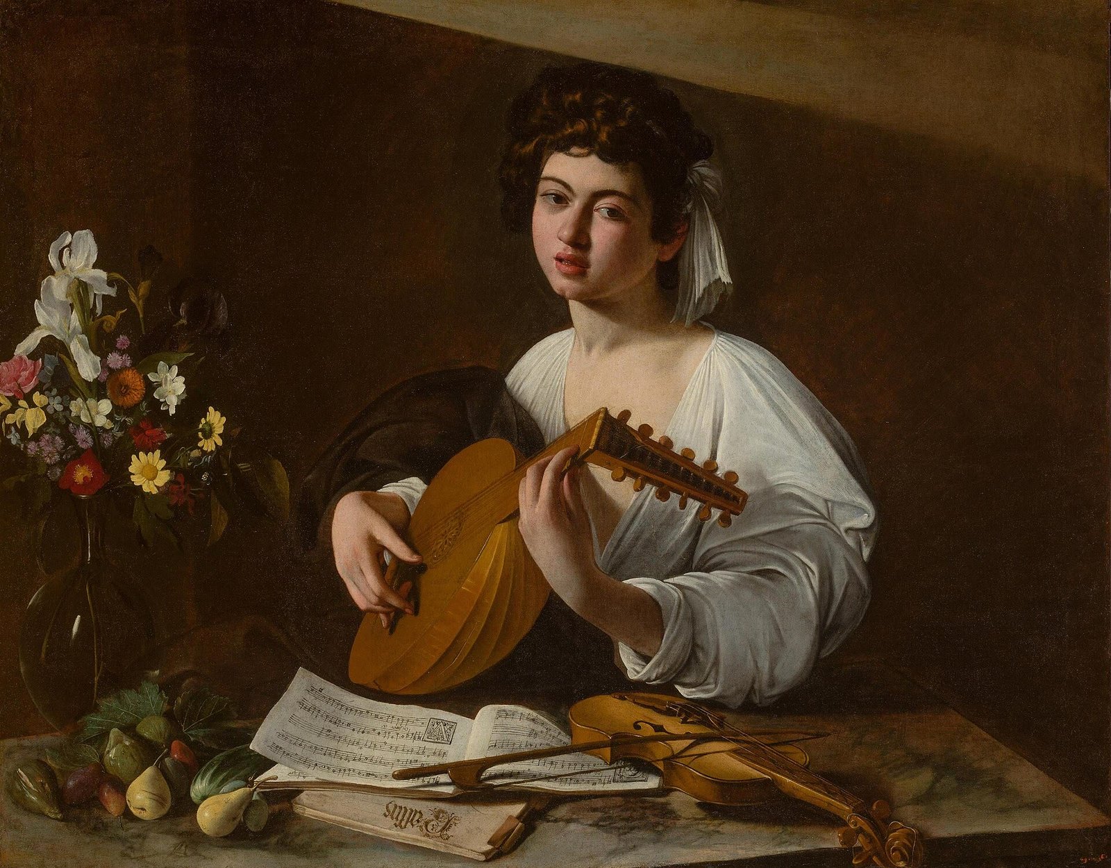 Suonatore di liuto, Caravaggio, c. 1596