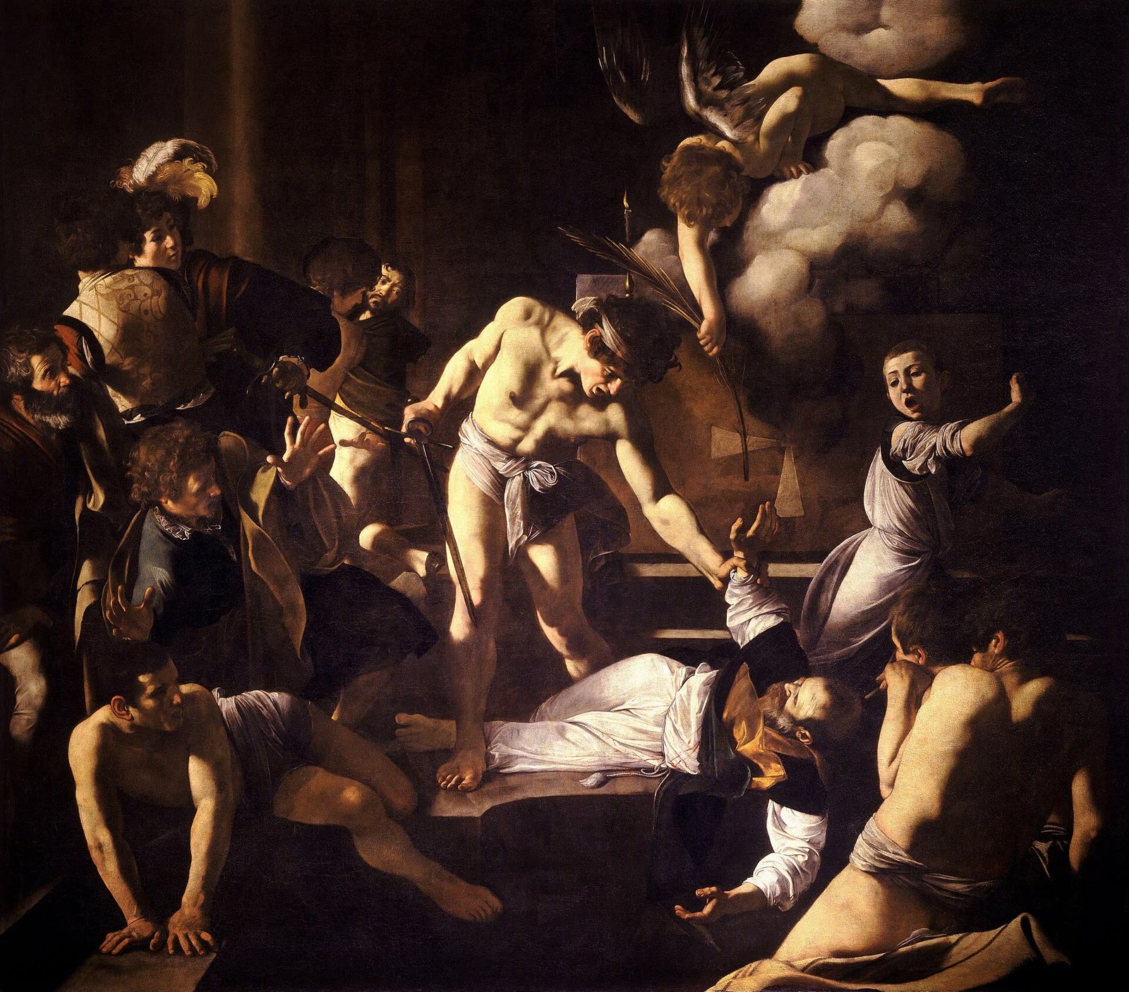El martirio de san Mateo, Caravaggio, 1599–1600