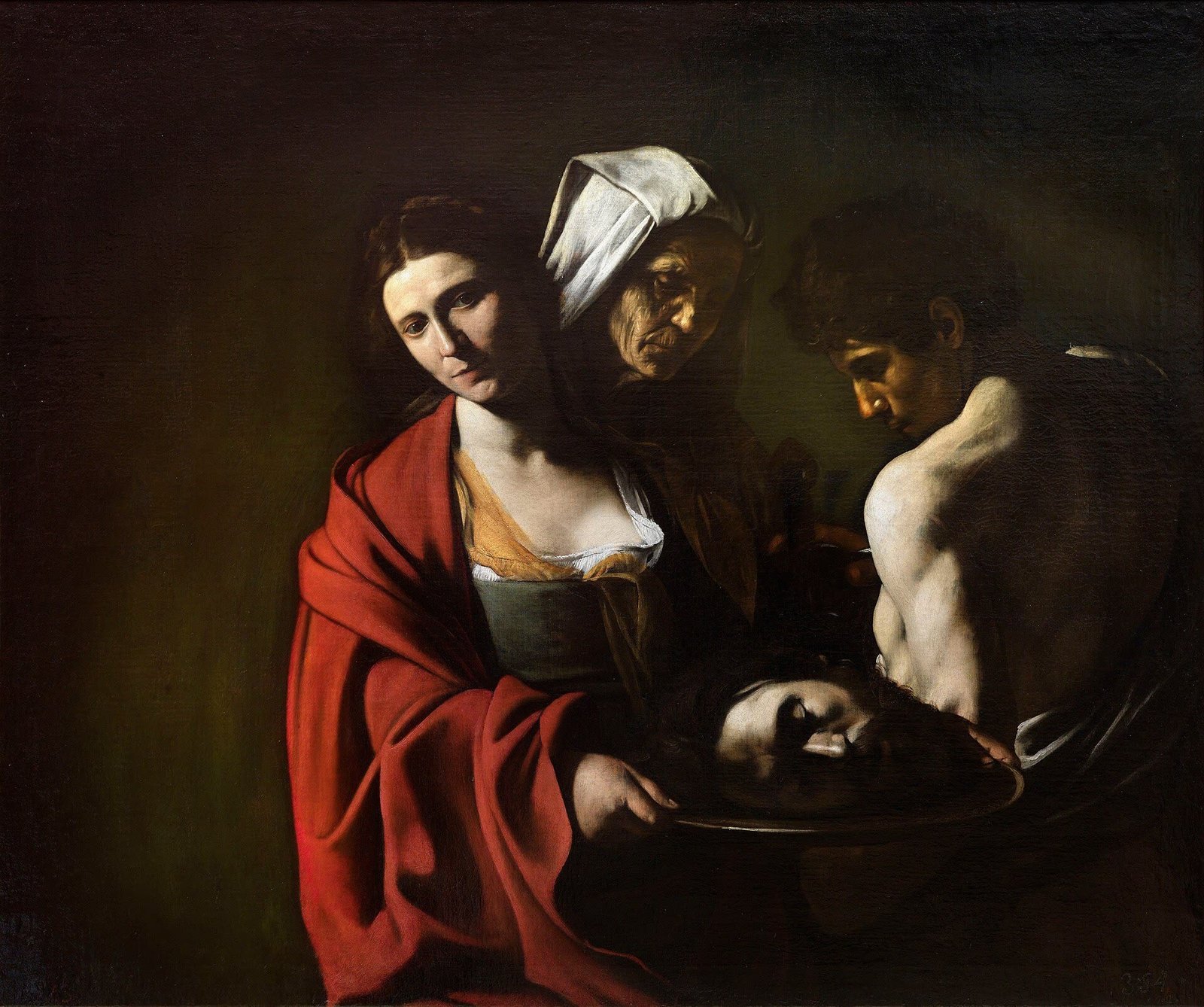 Salome with the Head of John the Baptist (Madrid), Caravaggio, c. 1609